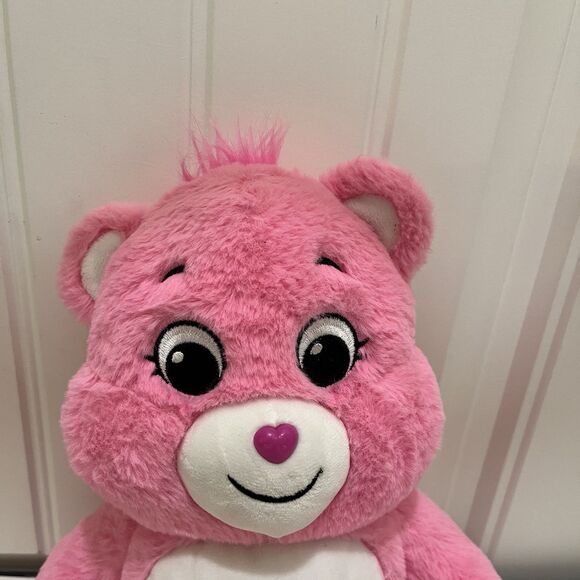 Care Bears CHEER BEAR Plush Stuffed Animal Rainbow Pink 13" Toy 2020 - Picture 2 of 10